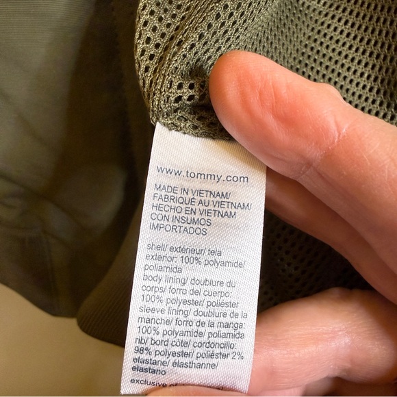 NWT Tommy Hilfiger Olive Green Military Jacket - Picture 6 of 10